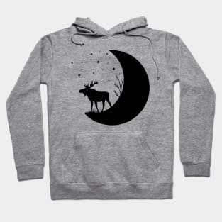 moose lover, moose gift mama ,friends day Hoodie